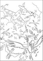 coloriage rio le sauvetage des oiseaux